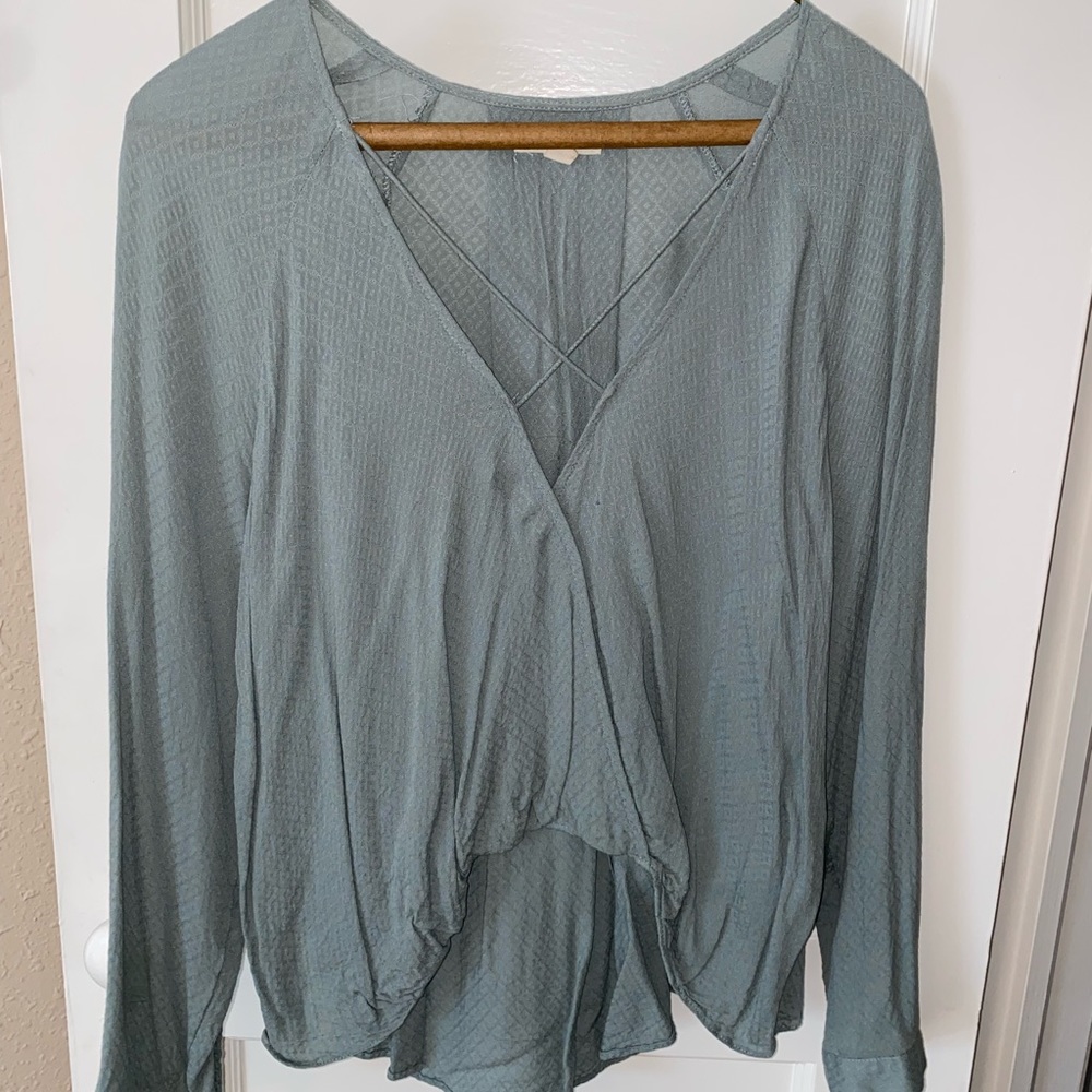 Silence and Noise crisscross top